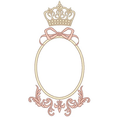Matriz de matriz Matriz De Bordado Moldura Provençal 35 Cm